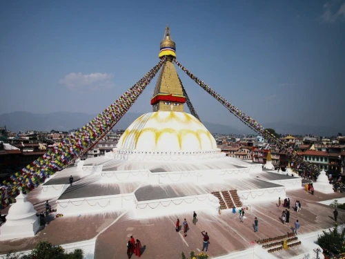 Boudhanath Stupa in Kathmandu Valley