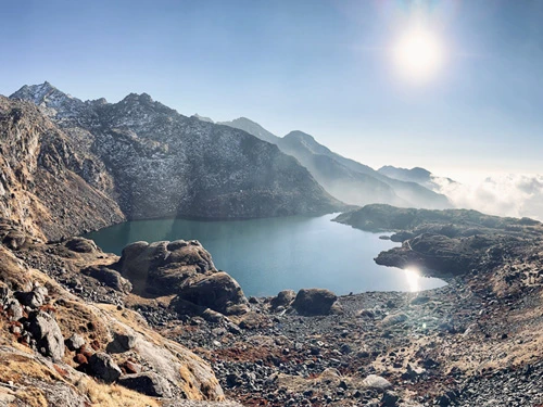 Gosaikunda Lake in Nepal