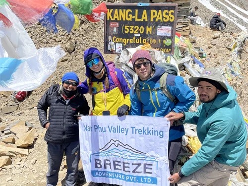 Nar Phu trek with Breeze Adventure Team