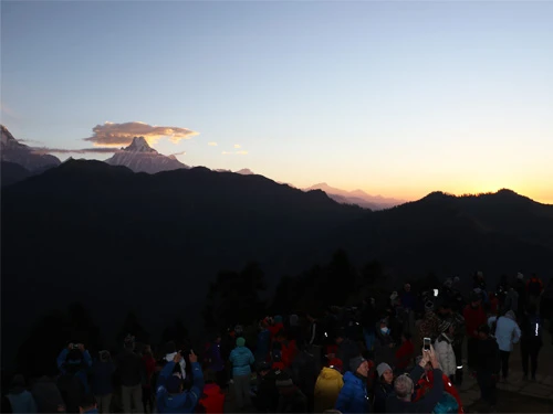 Poon Hill Trek Sun rise view