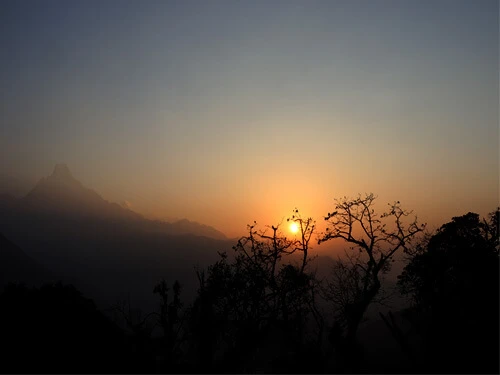 Sunrise from Tadapani Village