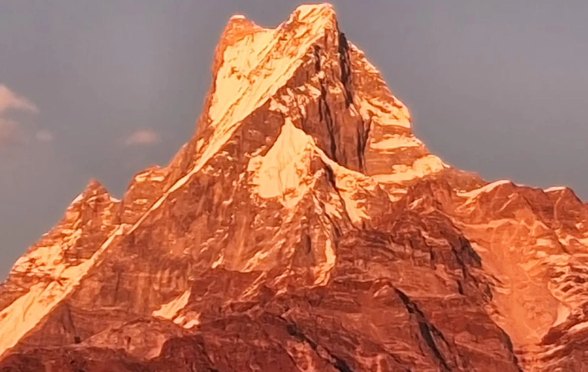 Beautiful view of Mardi Himal