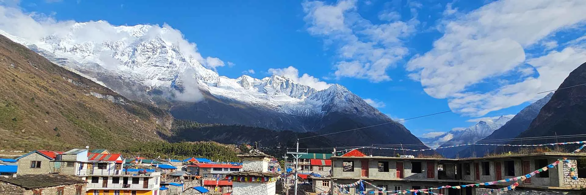 Samagaun village in Manaslu