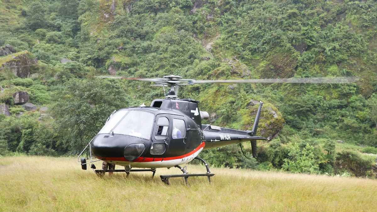 Luxury Tours in Nepal often includes Heli Ride