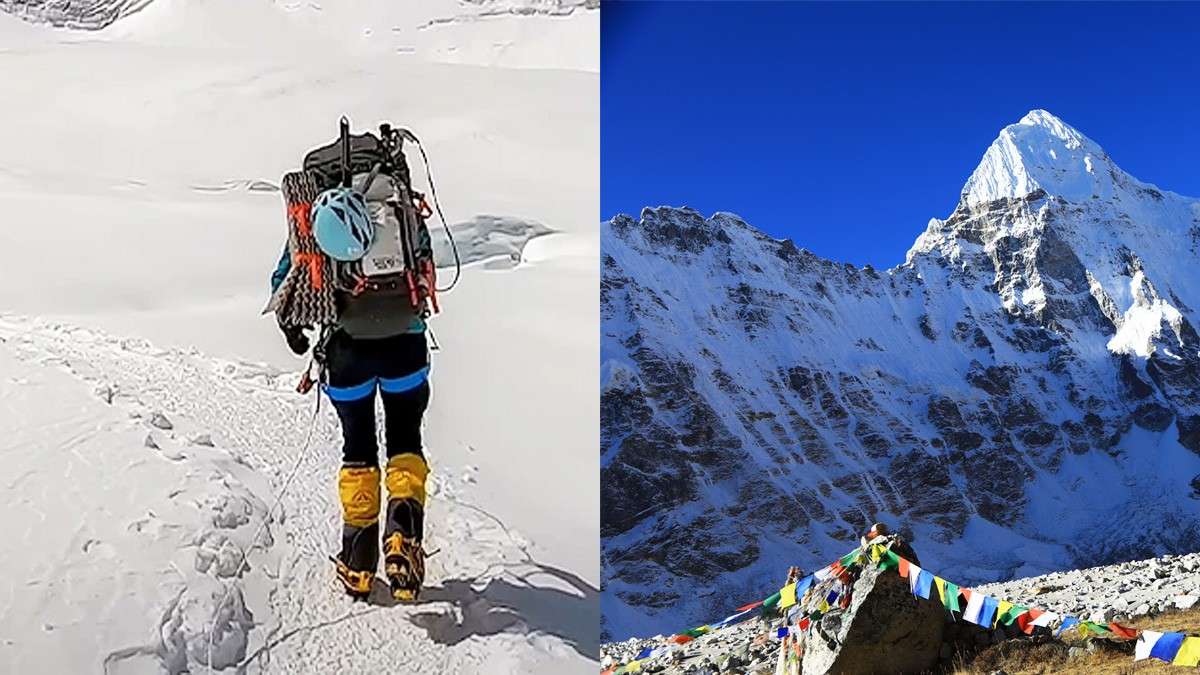 Climbing Island Peak in Nepal