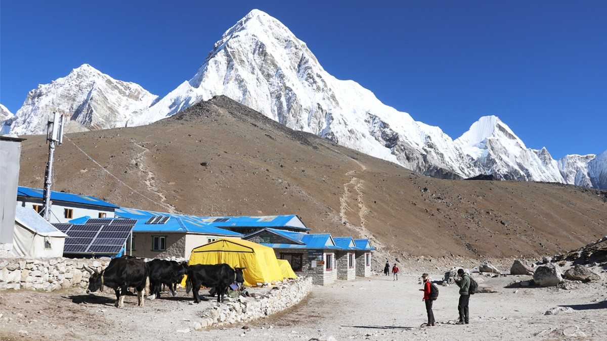 Local lifestyle in Everest Base Camp Nepal