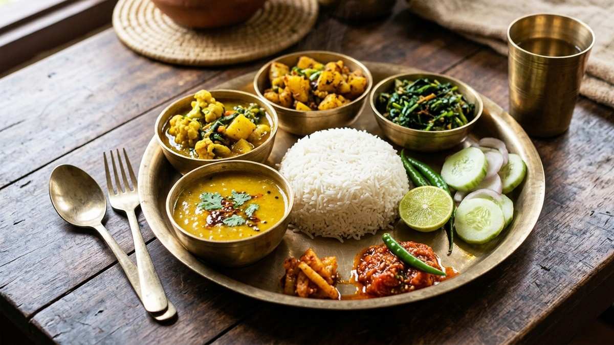 Dal Bhat Thali- the authentic Nepali Dish