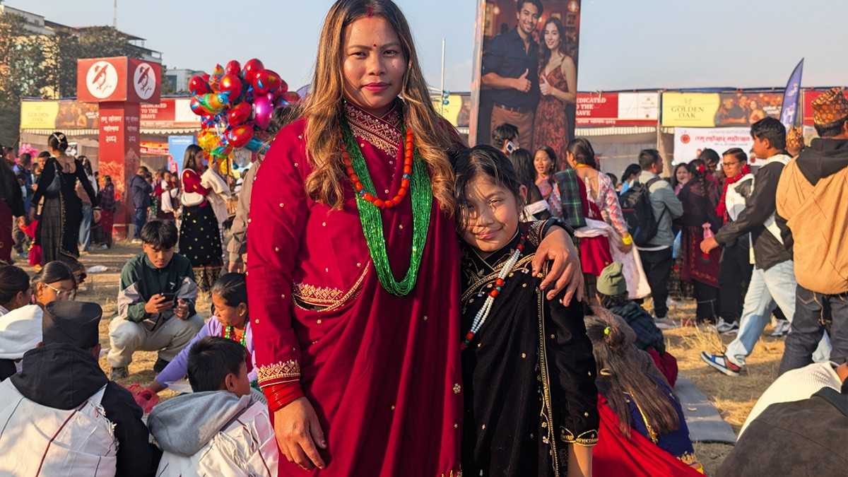 Beautiful Gurung Cultural Dress