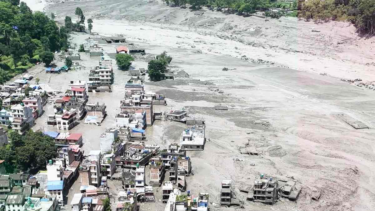 Flash Flood Nepal 2026 in Bhotekoshi River