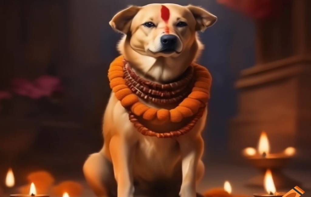 Kukur Tihar Celebration in Nepal