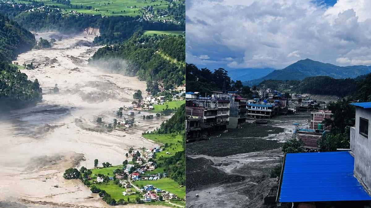 Devastation after Flash Flood in Langtang Gateway