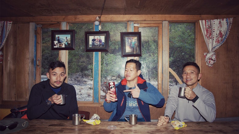 Trekkers in homestay of Langtang Valley trek