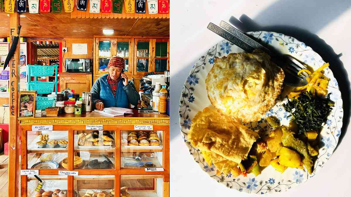 Variety of food options in Langtang Valley trek Nepal