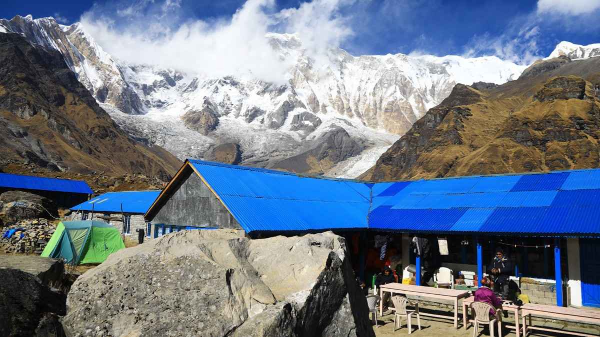 Teahouse in ABC trek for smooth journey and relaxation