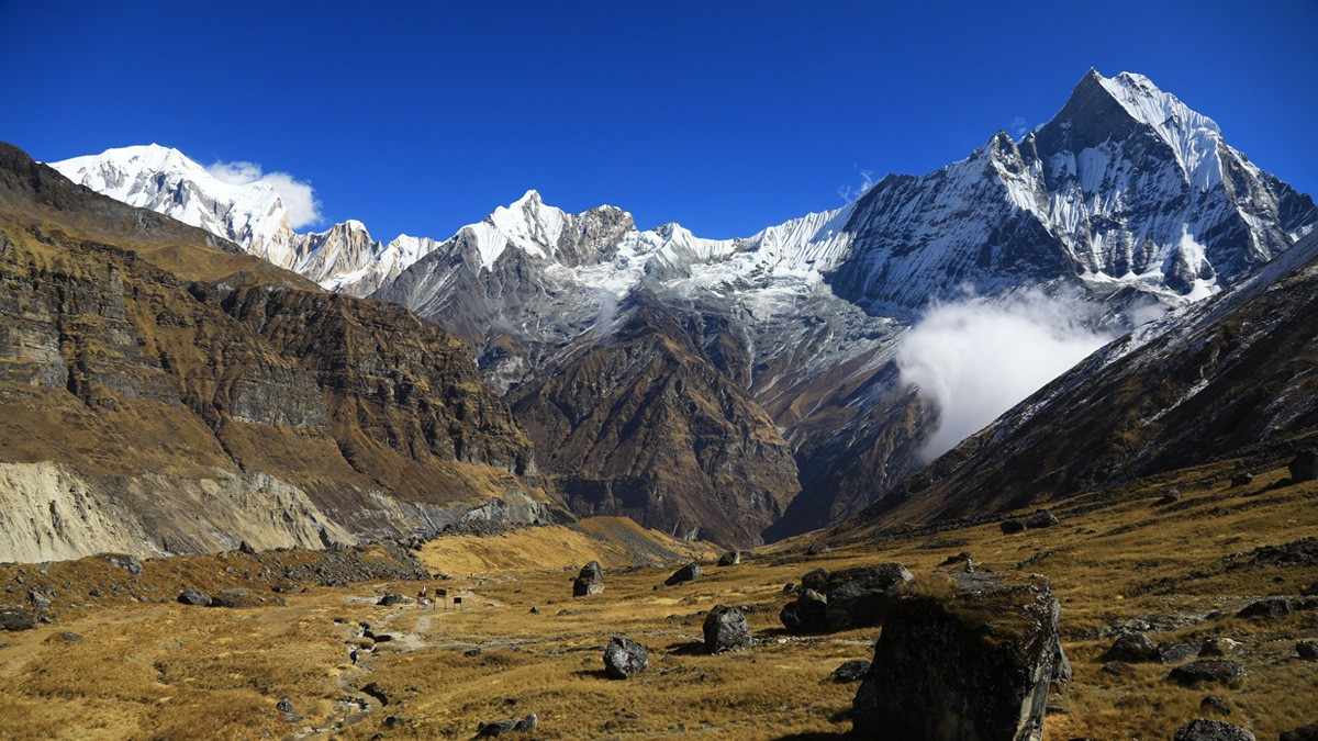 ABC Trek altitude and rugged paths