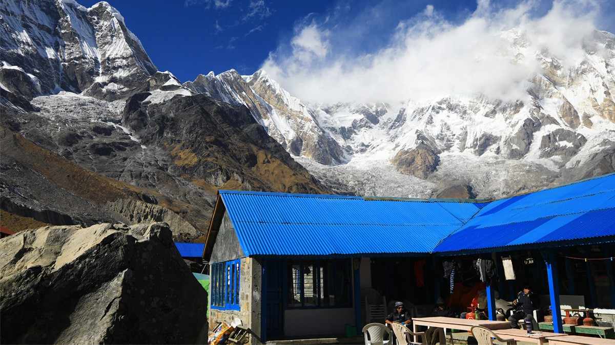 Local Teahouse in Annapurna Base Camp Trail