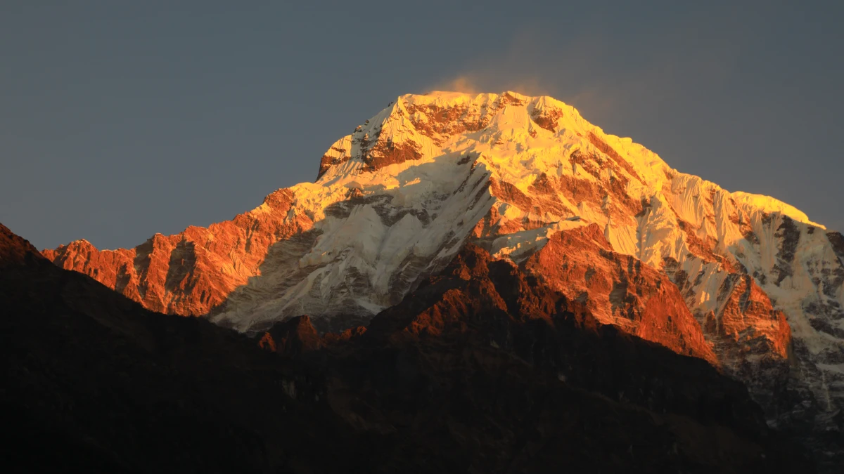 Sunrise from Annapurna Base Camp