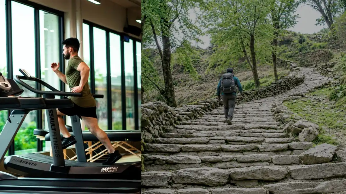 treadmill training vs actual trek
