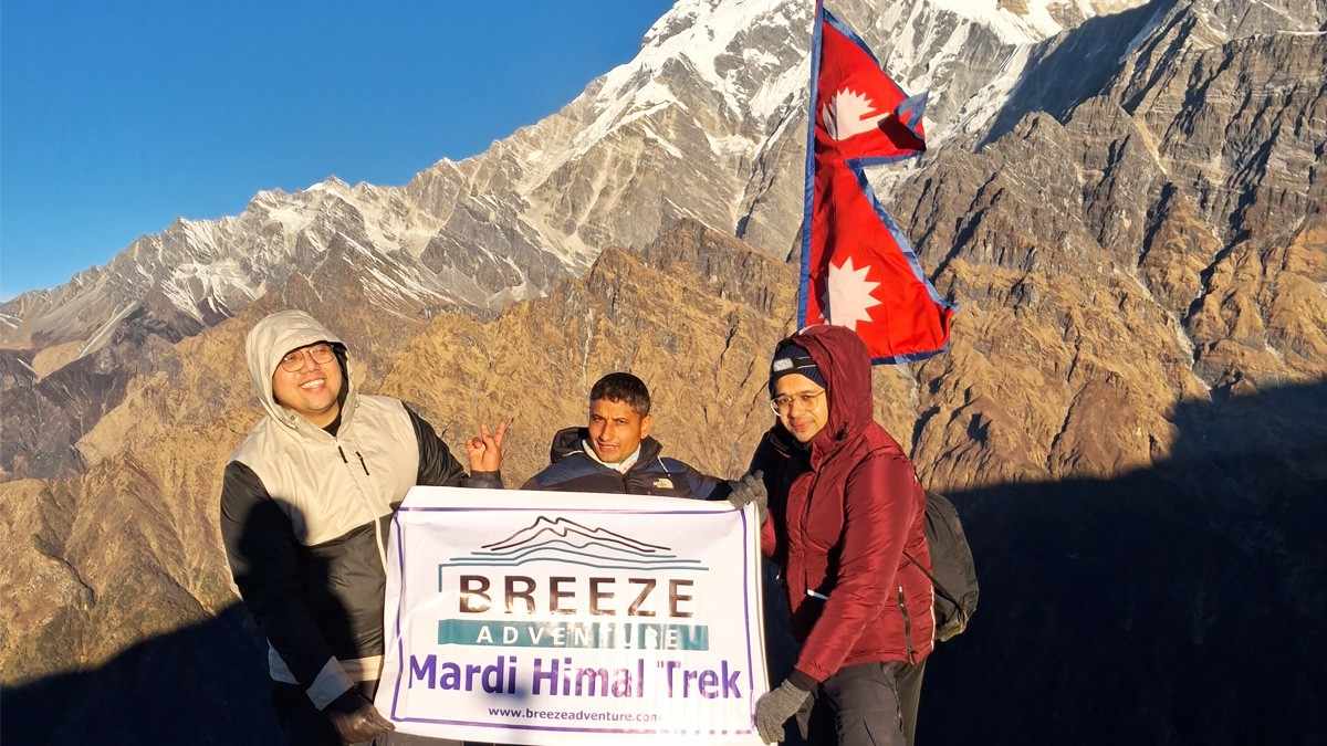 Badal Danda Mardi Himal trek with Breeze dventure Team