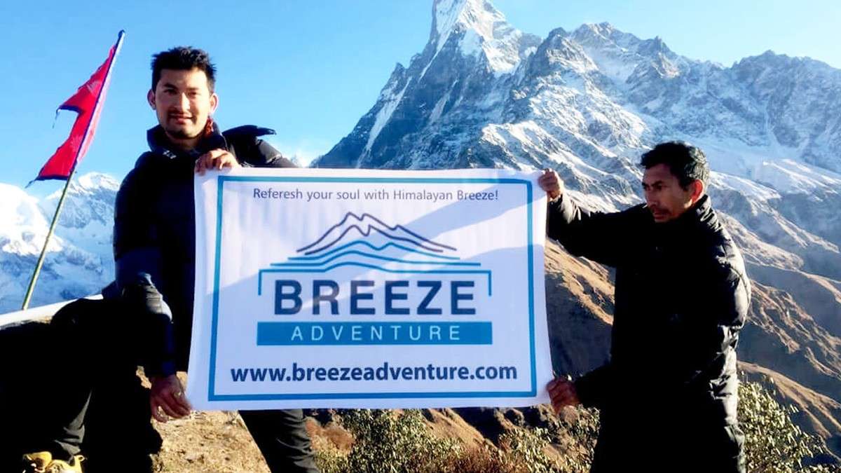 Breeze Adventure Team in Badal Danda Mardi Himal Trek