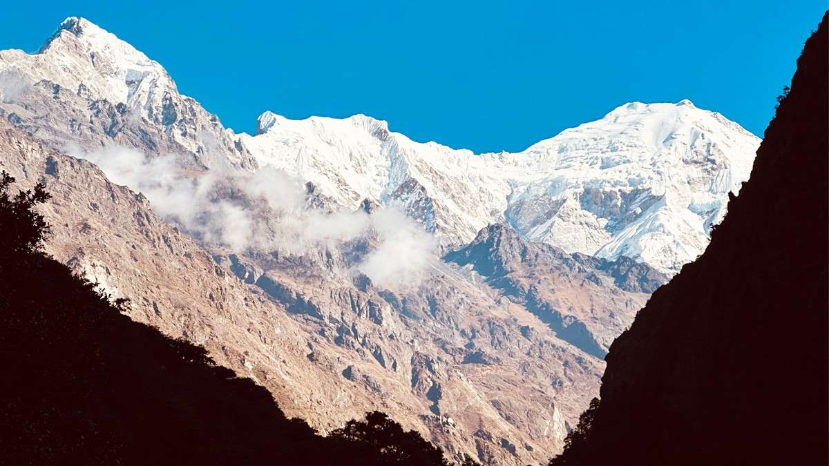 Langtang Mountain View on the way
