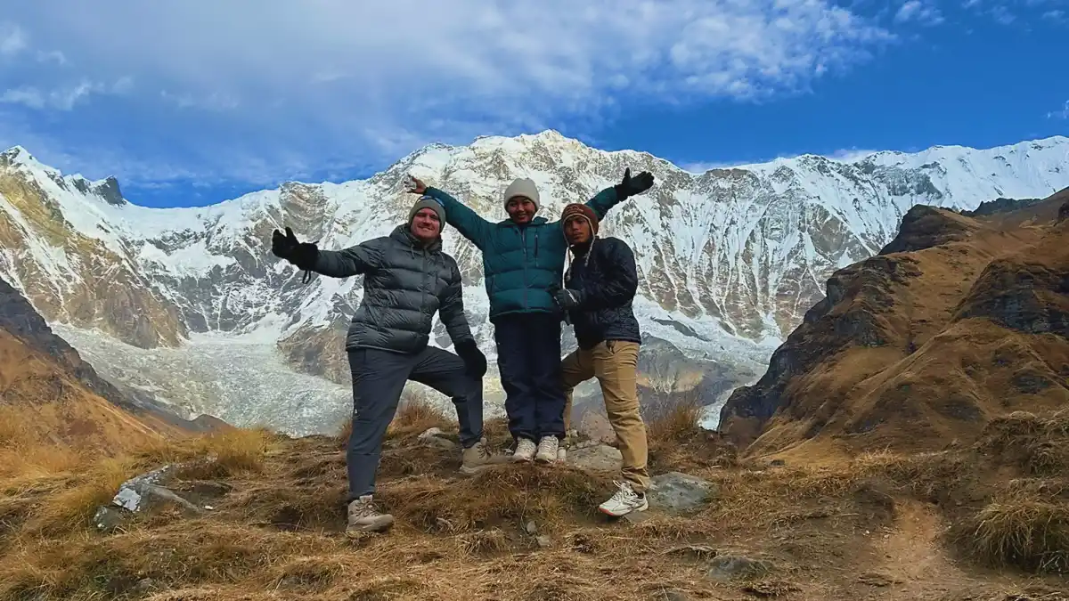 Joy of Reaching Annapurna Base Camp