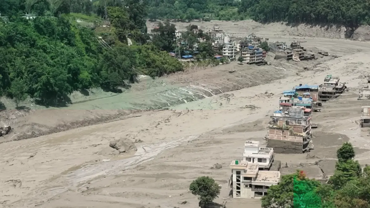 Flash Flood destroyed settlements 