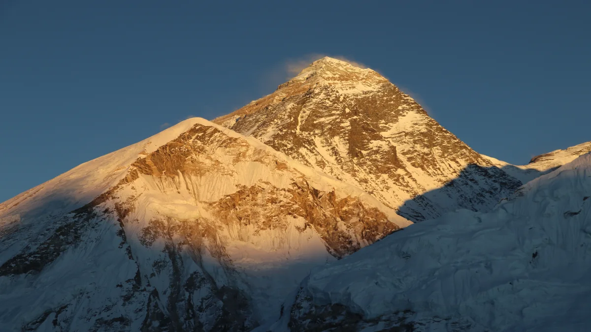 Views of Everest at Sunrise