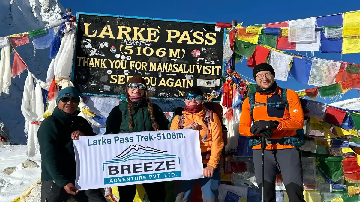 Happy Faces in Manaslu circuit trek