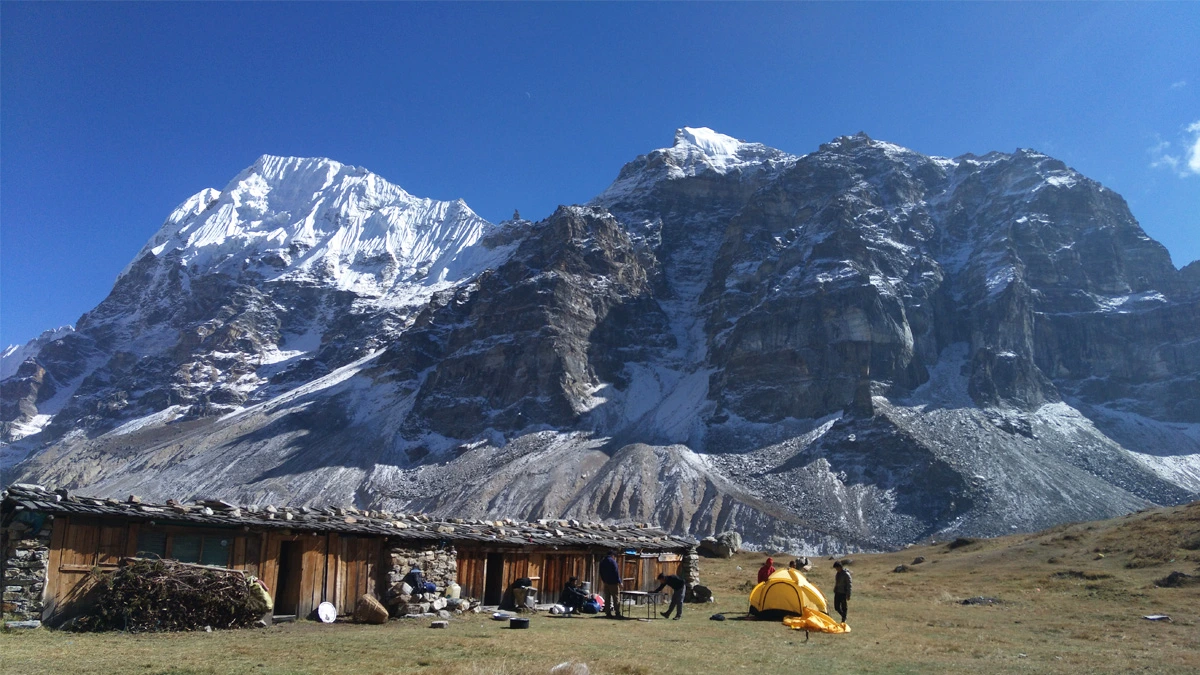 Beautiful view of Kanchenjunga Base Camp