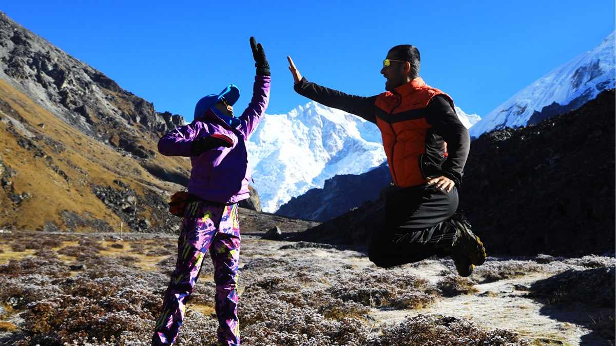 Fun moment in Kanchenunjga at best month