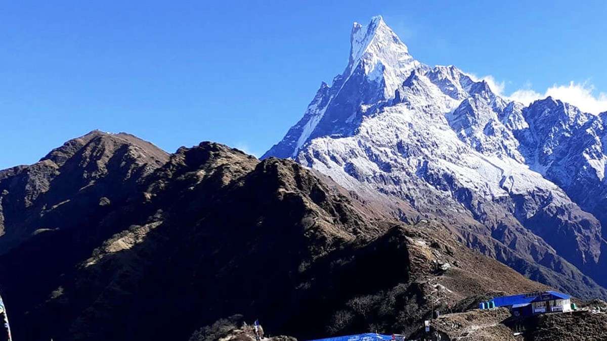 Beautiful Mardi Himal Picture in the Trek 