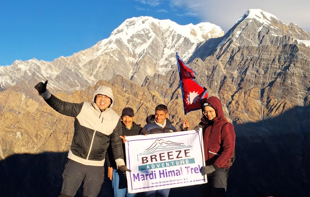 Strong Breeze Adventure team to ensure trek difficulty