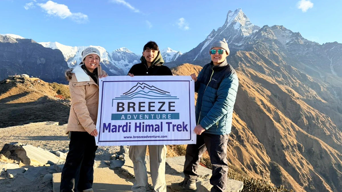 Breeze Adventure Team ensuring good accommodation in Mardi Trek