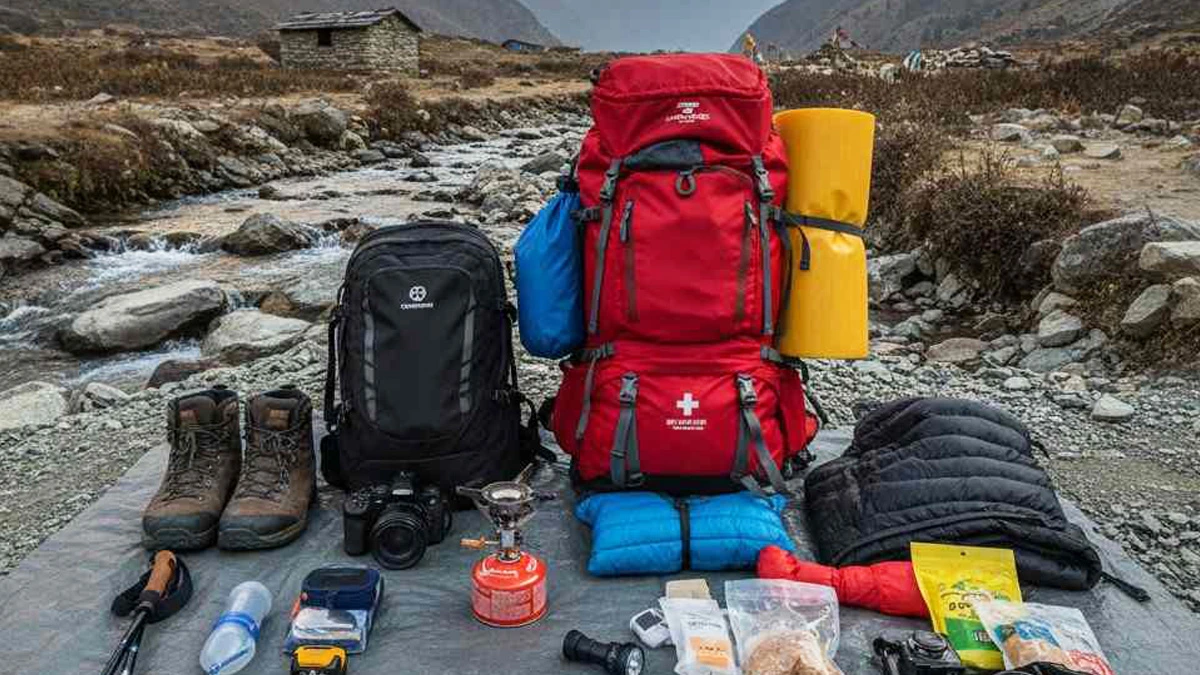 Technical gears for Mardi Himal Trek