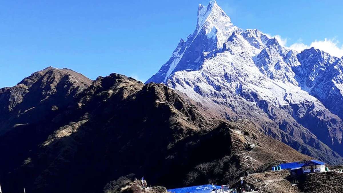 Amazing view of Mardi Himal 