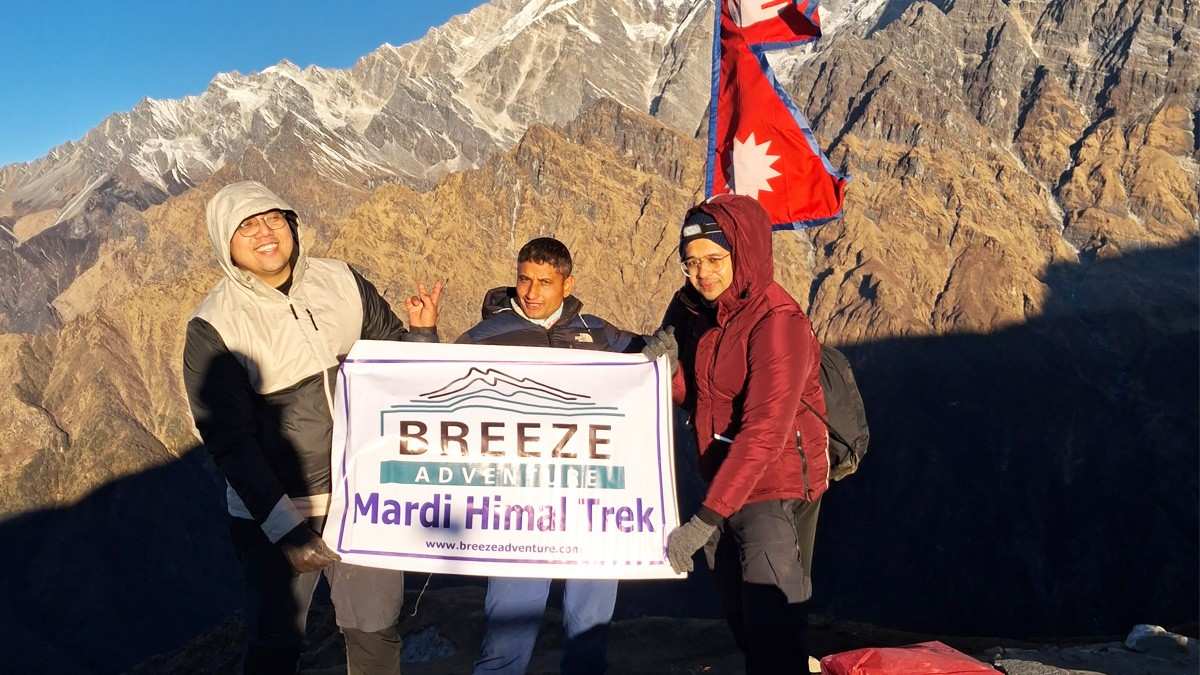Even in winter, Mardi Himal Trek is possible with right guiding team