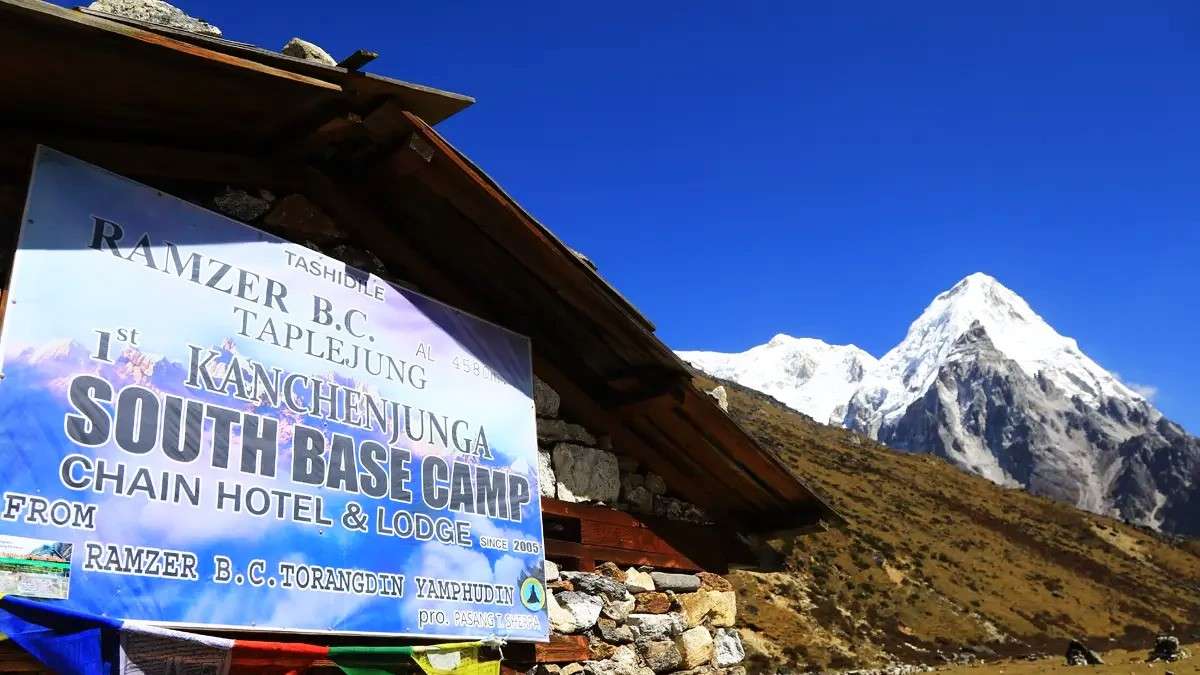 Kanchenjunga South Base Camp View