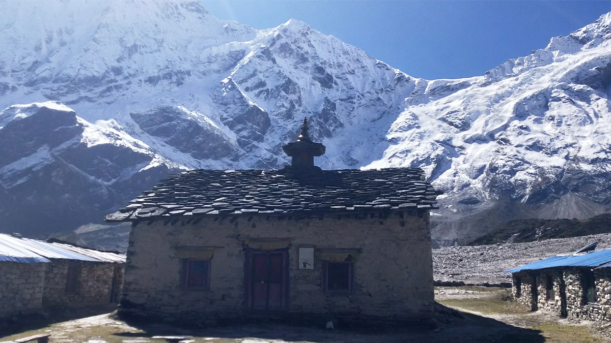Traditional Pungyen Gompa in Manaslu Region