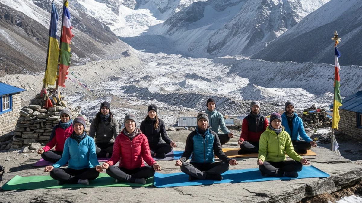 Nepal is best place for yoga in the lap of Himalaya