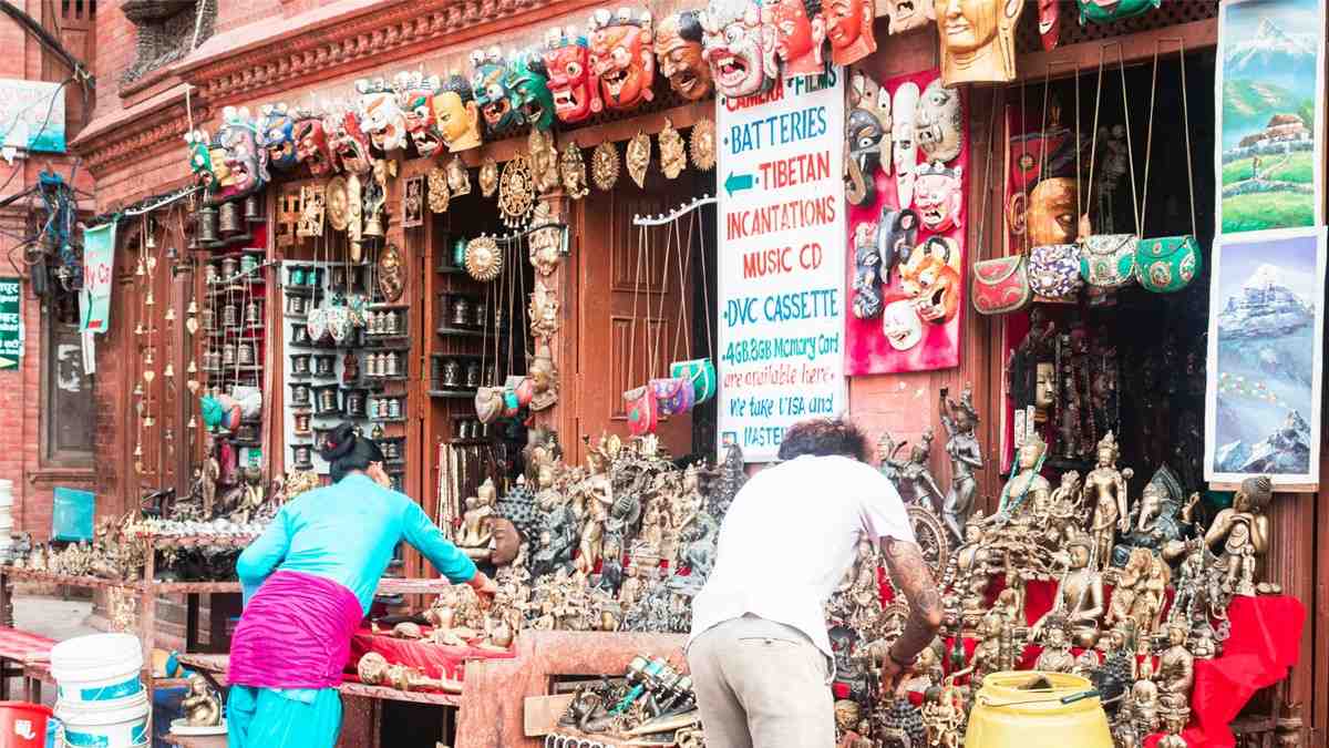 Thamel area is best to visit througout the year