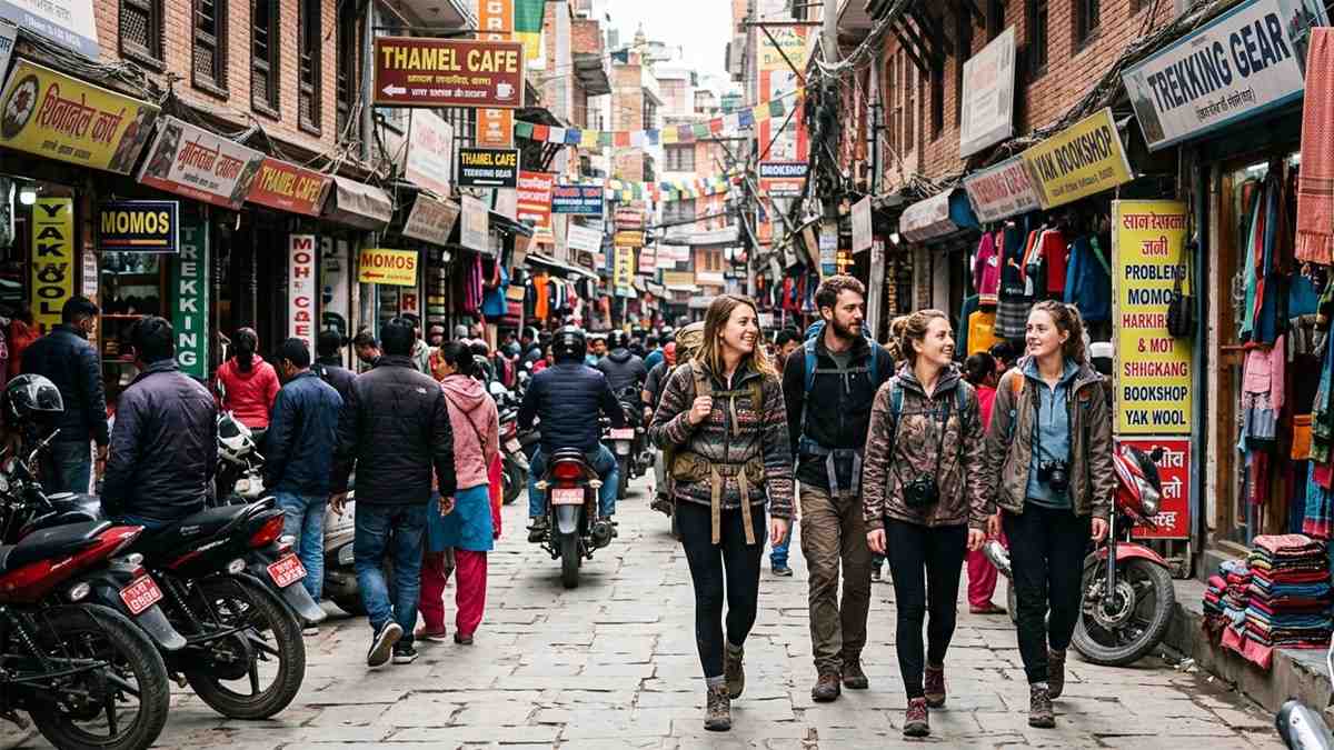 Thamel in the heart of Nepalese Tourism