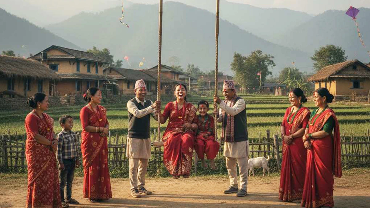 Dashain Festival celebration in Autumn Visit to Nepal