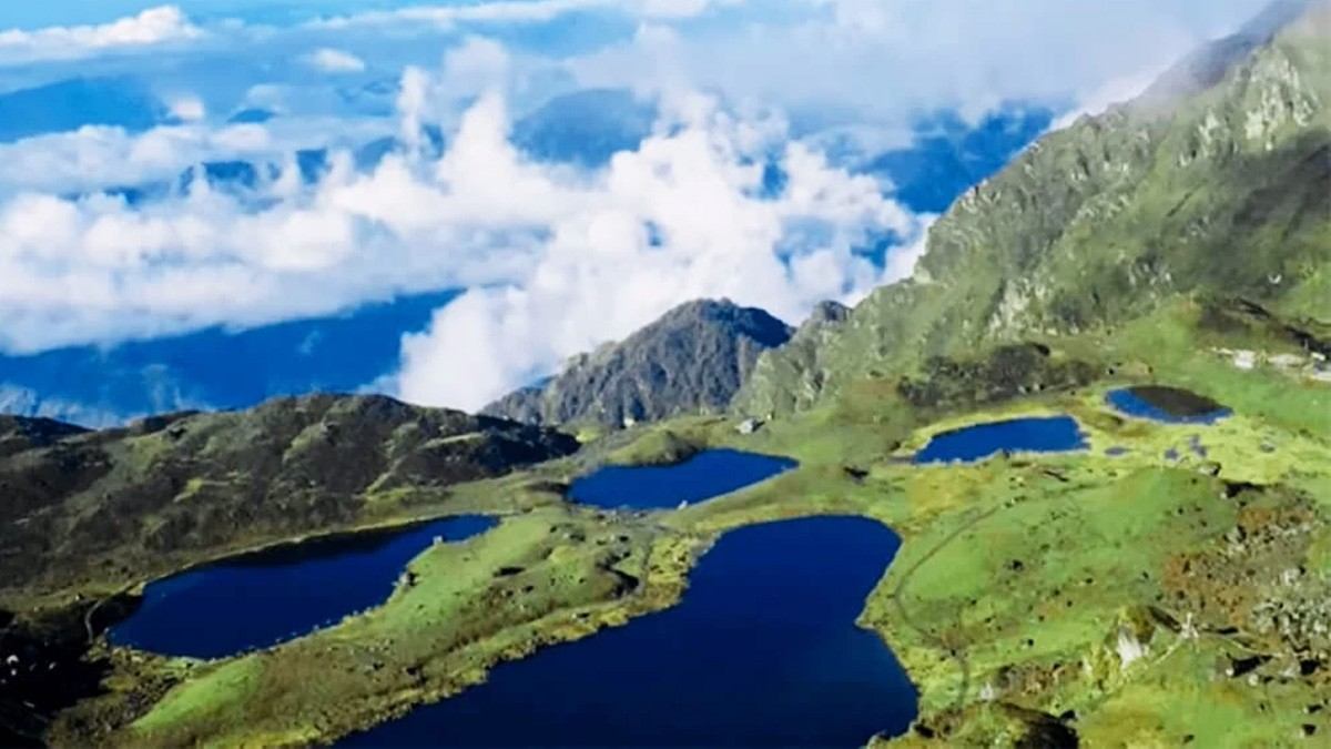 Stunning picture showcasing Panch Pokari Nepal