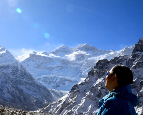 At Kanchenjunga North Base Camp
