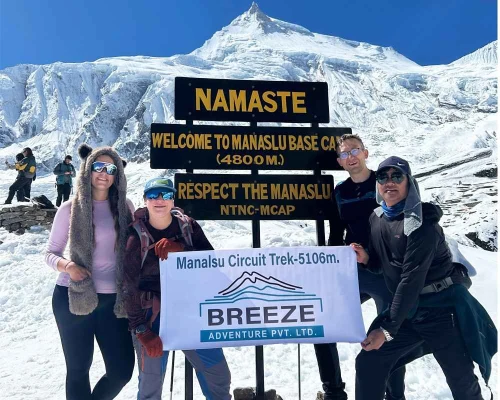 Breeze Adventure Team In Manaslu
