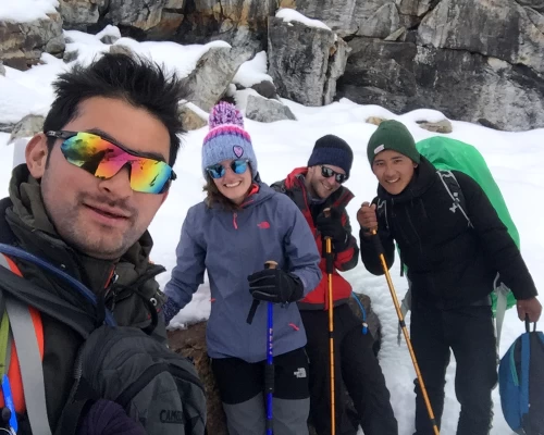 Group Picture Near Renjo La