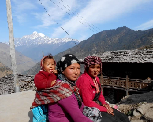 Local People In Langtang