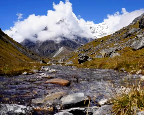 River Gaurishankhar Rolwaling Valley