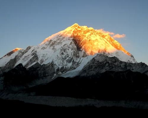 Sunset On Mt Nuptse